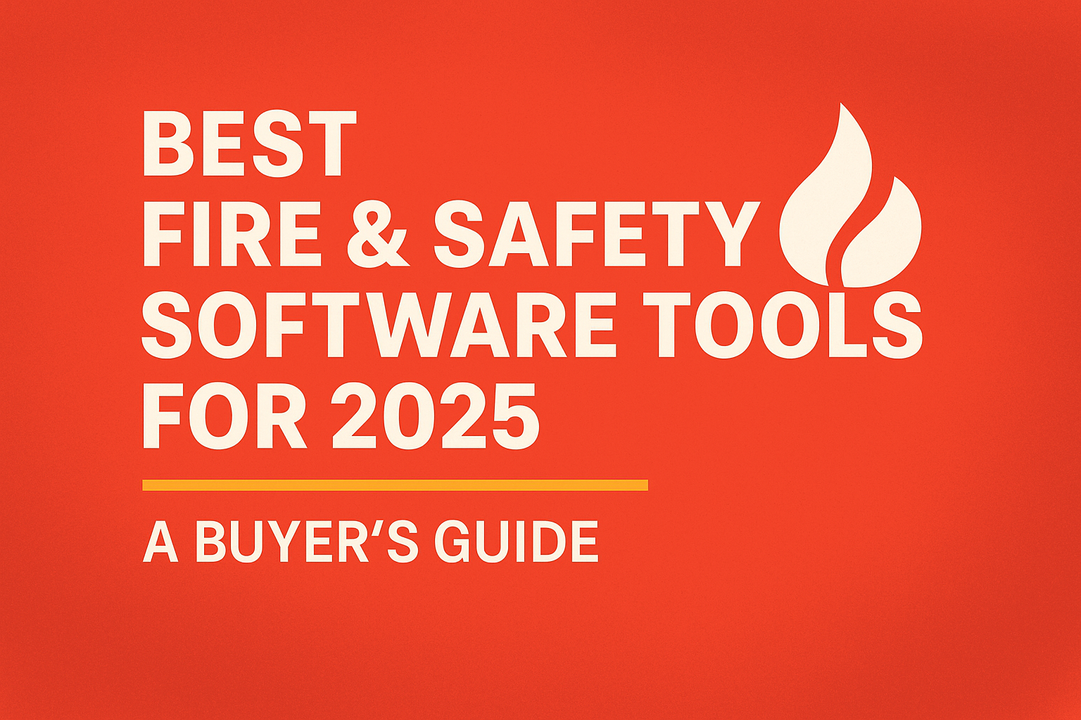 Considering all your options for the best fire & safety software? Here is the low-down on the top options in the industry.