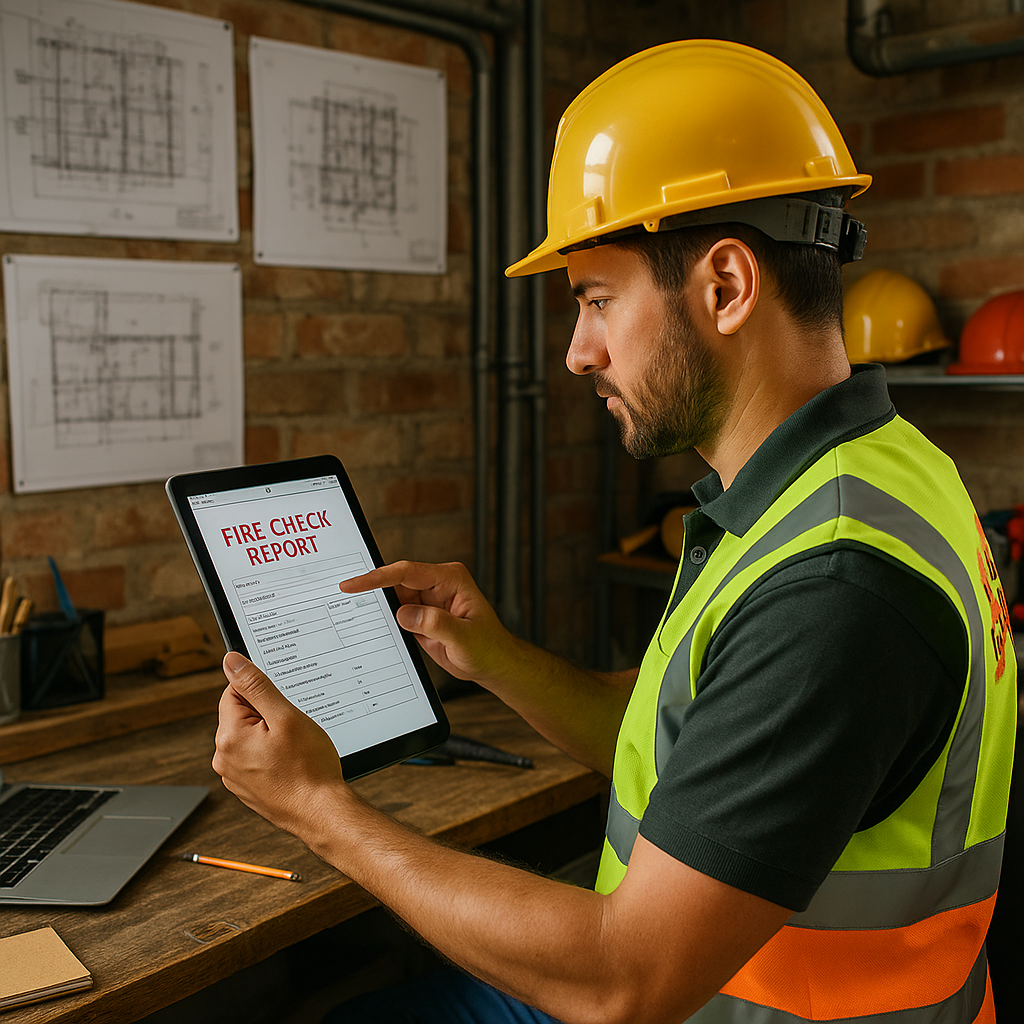 Only some fire protection apps have customisable forms and reports for any firestopping measure.