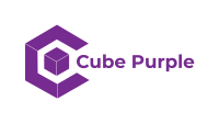 Cube Purple Logo - Transparent Background